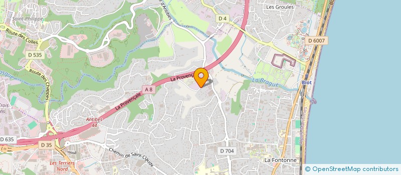 localisation de l'entreprise MADAME ELEONORE MARTINI  ANTIBES