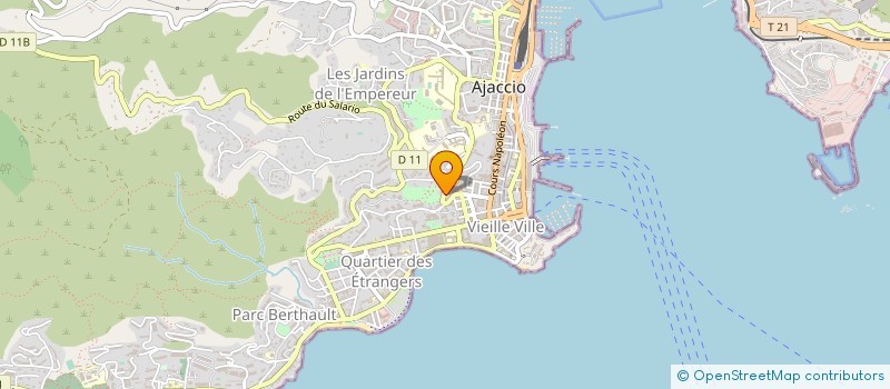 localisation de l'entreprise MADAME ELEONORE MASSE  AJACCIO