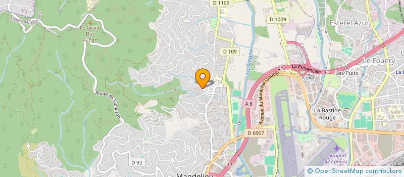 localisation de l'entreprise MADAME ELEONORE ORFILA  MANDELIEU-LA-NAPOULE