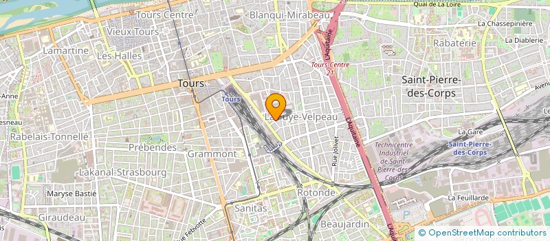 localisation de l'entreprise MADAME ELEONORE POIRIER à TOURS