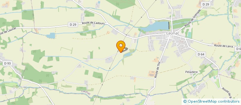 localisation de l'entreprise MADAME ELEONORE PRONEAU  LAUNAC
