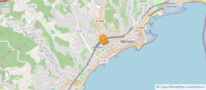 localisation de l'entreprise MADAME ELEONORE RENOUX à MENTON