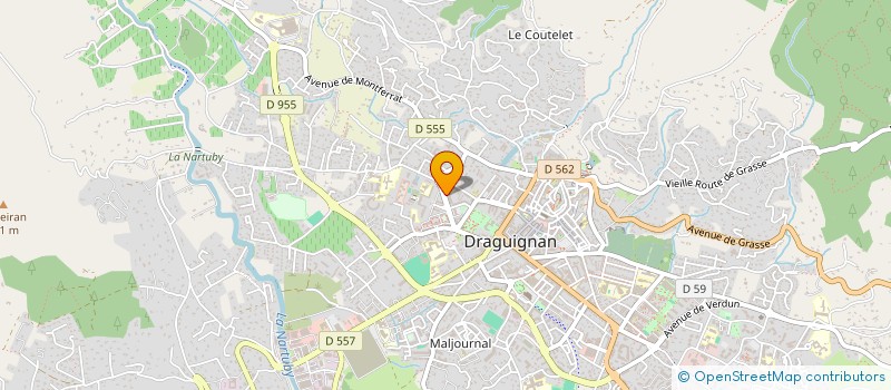 localisation de l'entreprise MADAME ELEONORE REPLUMAZ  DRAGUIGNAN