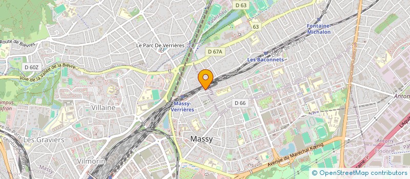 localisation de l'entreprise MADAME ELEONORE REY à ANTONY