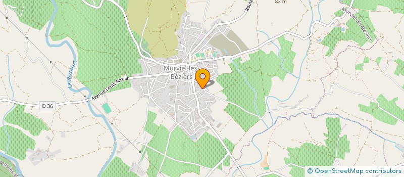 localisation de l'entreprise MADAME ELEONORE RODRIGUEZ  MURVIEL-LES-BEZIERS