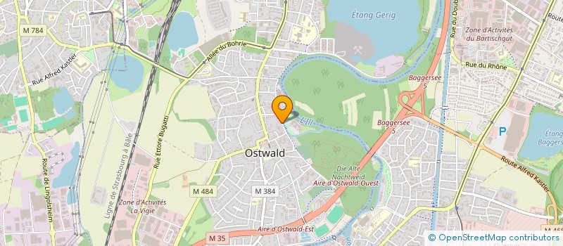 localisation de l'entreprise MADAME ELEONORE SIDEL  OSTWALD