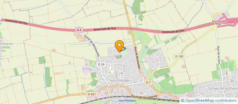 localisation de l'entreprise MADAME ELEONORE STEINMETZ  HUTTENDORF