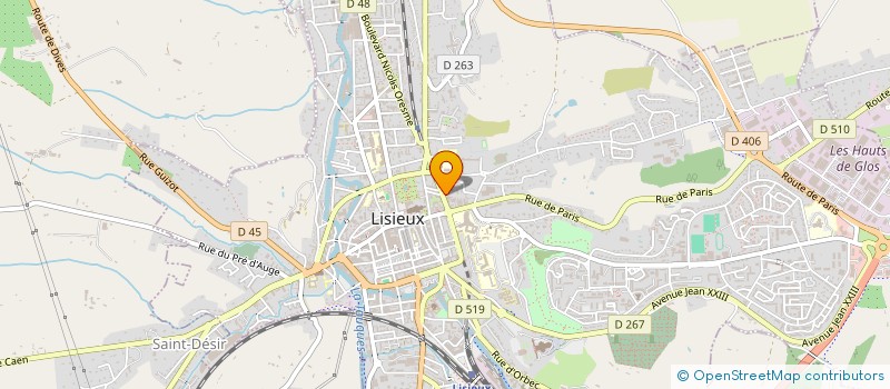 localisation de l'entreprise MADAME ELEONORE TAFOREL  LISIEUX