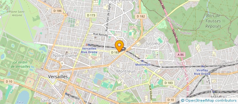 localisation de l'entreprise MADAME ELEONORE THERESE MONGIAT à VERSAILLES
