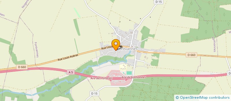 localisation de l'entreprise MADAME ELEONORE THERY  FONTVANNES