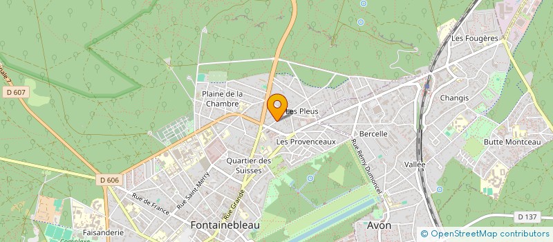 localisation de l'entreprise MADAME ELEONORE TRUCHARD  FONTAINEBLEAU