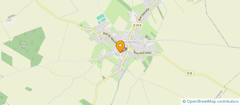 localisation de l'entreprise MADAME ELEONORE TRUFFAUX  BUCQUOY