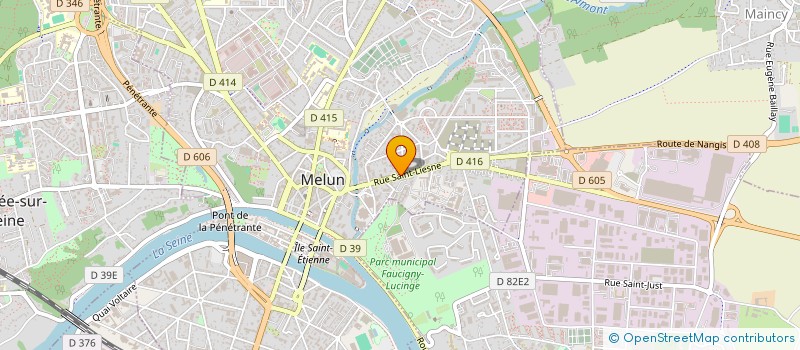 localisation de l'entreprise MADAME ELEONORE TSIAHOU DZIENGUE à MELUN