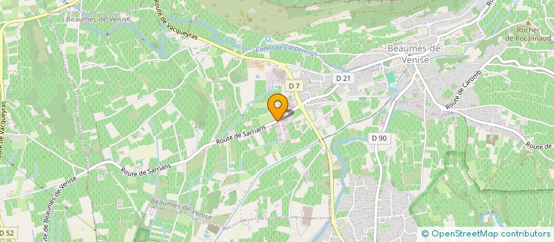 localisation de l'entreprise MADAME ELEONORE VATON  BEAUMES-DE-VENISE