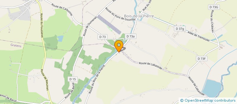 localisation de l'entreprise MADAME ELEONORE VERGER à GRATENS