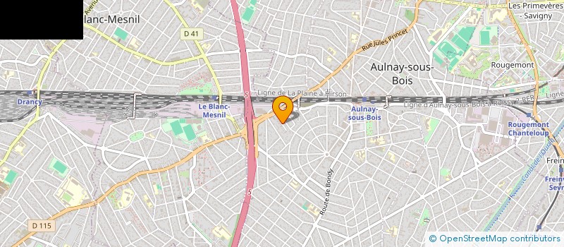 localisation de l'entreprise MADAME ELFEGE DEUMAGA à AULNAY-SOUS-BOIS