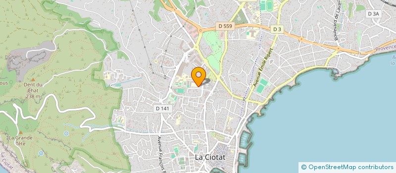 localisation de l'entreprise MADAME ELFI NIBOUREL  LA CIOTAT