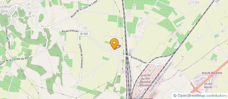 localisation de l'entreprise MADAME ELFIANE KARLSSON à CHATEAUNEUF-SUR-ISERE