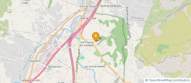 localisation de l'entreprise MADAME ELFIE DELRIEU à AUBAGNE