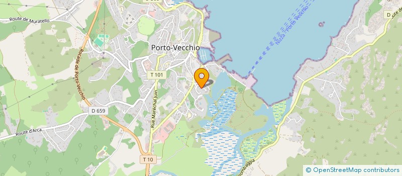 localisation de l'entreprise MADAME ELFIE GAUTHIER à PORTO-VECCHIO