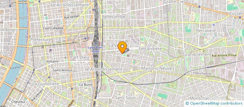 localisation de l'entreprise MADAME ELFIE MOUEZA  LYON