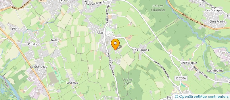 localisation de l'entreprise MADAME ELFIE PIN  MARCELLAZ