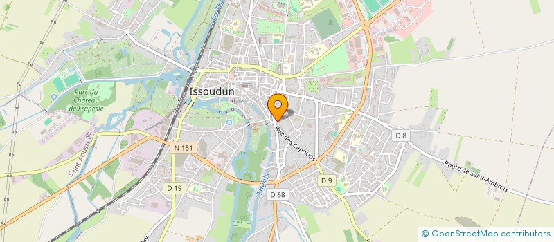 localisation de l'entreprise MADAME ELFRIDA KADDOUR à ISSOUDUN