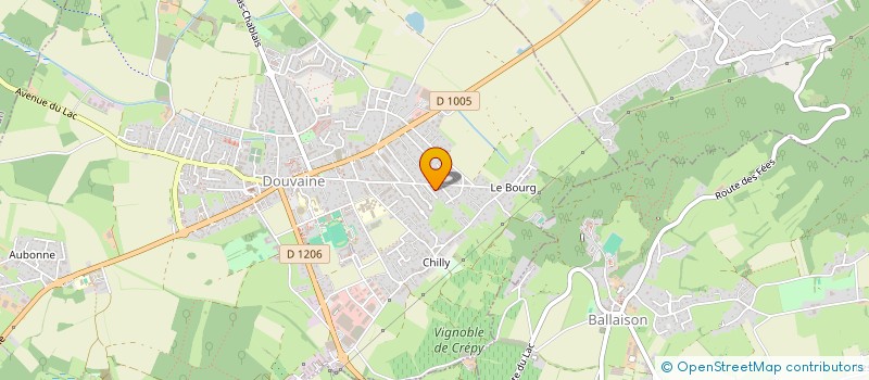 localisation de l'entreprise MADAME ELFRIEDE GUTJAHR  DOUVAINE