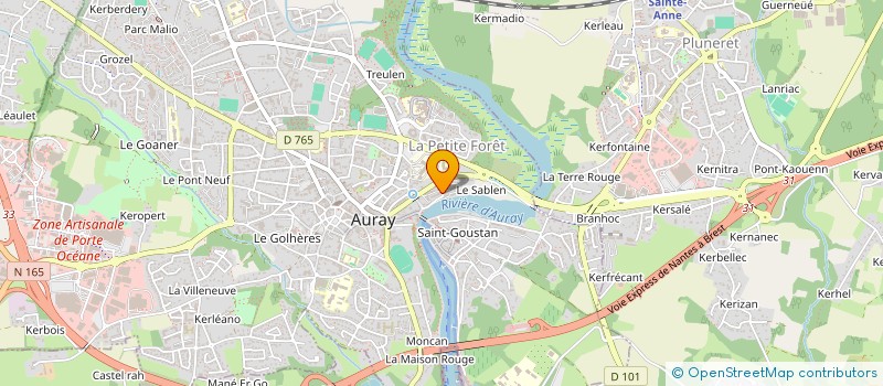 localisation de l'entreprise MADAME ELFRIEDE HUMANN à AURAY