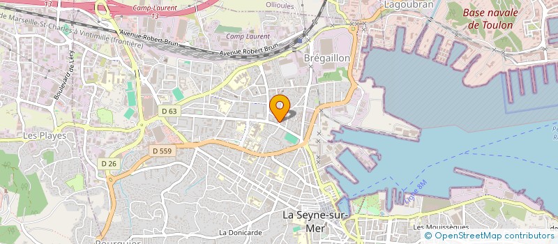 localisation de l'entreprise MADAME ELHAM EMTIL  LA SEYNE-SUR-MER