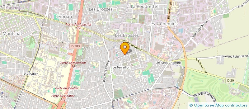 localisation de l'entreprise MADAME ELHAMNA SPAHIC  BRON