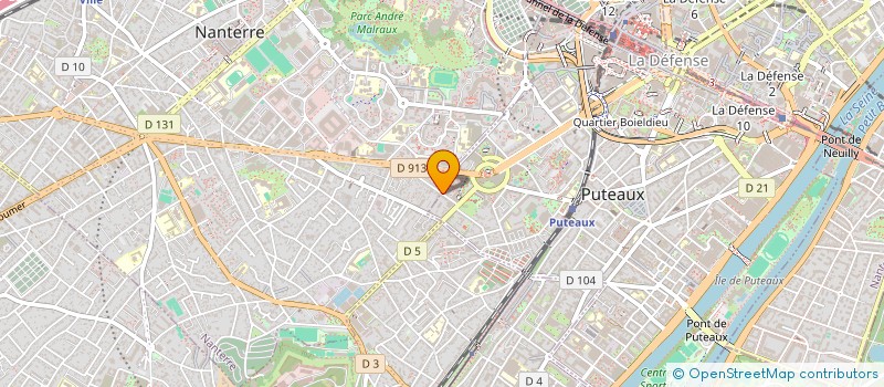 localisation de l'entreprise MADAME ELHEM AISSAOUI  PUTEAUX