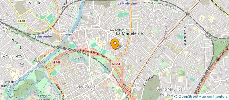 localisation de l'entreprise MADAME ELHEM BEN AHMED à LA MADELEINE