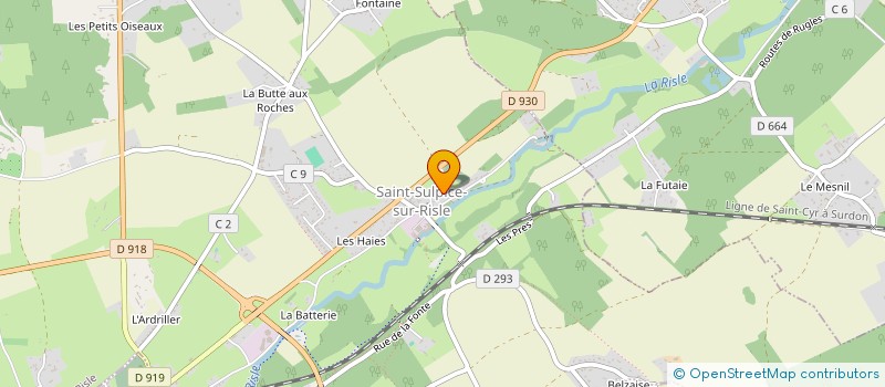 localisation de l'entreprise MADAME ELIA BOURGAULT  SAINT-SULPICE-SUR-RISLE