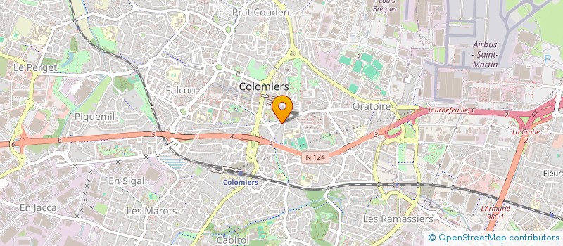 localisation de l'entreprise MADAME ELIA DI-MARCO à COLOMIERS