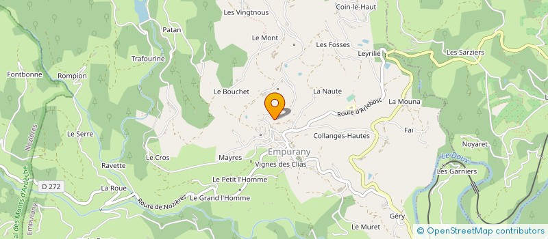 localisation de l'entreprise MADAME ELIA LUC à NOZIERES