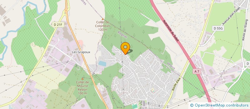 localisation de l'entreprise MADAME ELIA MARIETTI  ROGNAC