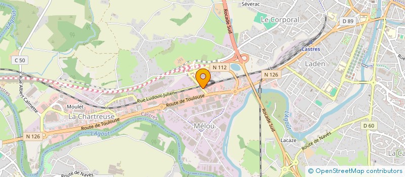 localisation de l'entreprise MADAME ELIA PARDO  CASTRES