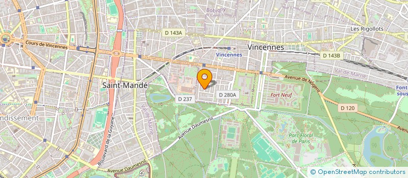 localisation de l'entreprise MADAME ELIA PAUMELLE  VINCENNES