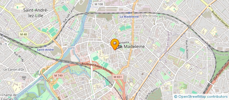 localisation de l'entreprise MADAME ELIA-ROSA GUIROUS à LA MADELEINE
