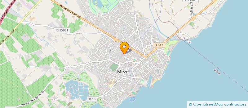 localisation de l'entreprise MADAME ELIANA FERREIRA AGRELA à MEZE
