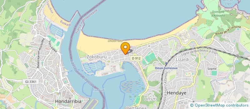 localisation de l'entreprise MADAME ELIANA TAVARES DE CARVALHO à HENDAYE