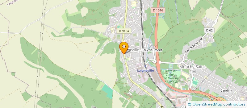 localisation de l'entreprise MADAME ELIANAH MIHARINIAINA  LAIGNEVILLE