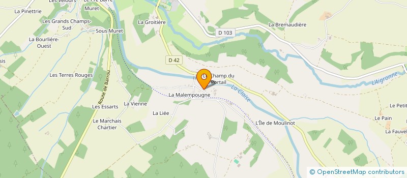 localisation de l'entreprise MADAME ELIANE AGATHE  LE GRAND-PRESSIGNY