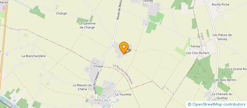 localisation de l'entreprise MADAME ELIANE ALARD  LA ROCHE-CLERMAULT
