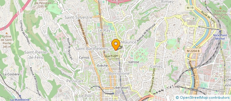 localisation de l'entreprise MADAME ELIANE ALLERA à NICE