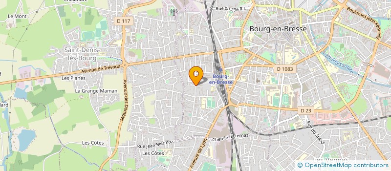localisation de l'entreprise MADAME ELIANE ALLOMBERT à BOURG-EN-BRESSE
