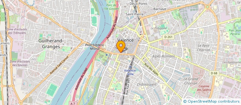 localisation de l'entreprise MADAME ELIANE ALMABOUDI  VALENCE