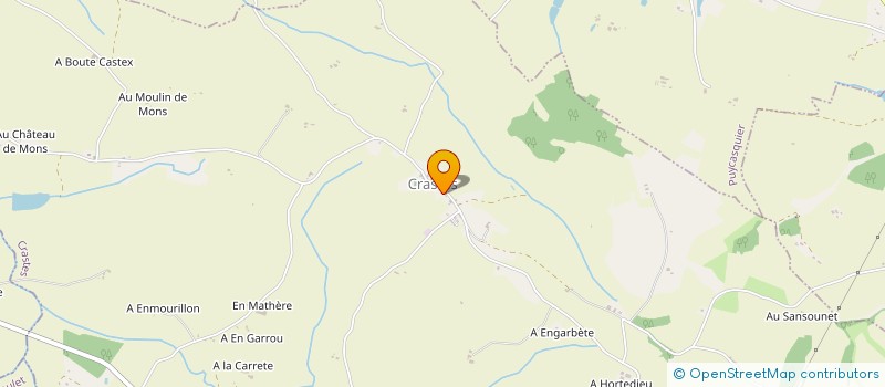 localisation de l'entreprise MADAME ELIANE ANDRE  AUBIET