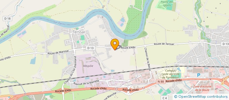 localisation de l'entreprise MADAME ELIANE ARNOLDY  CASTELNAU-DE-LEVIS